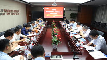 省国贸集团党委副书记、总经理孙建华一行到beat365唯一官网调研指导